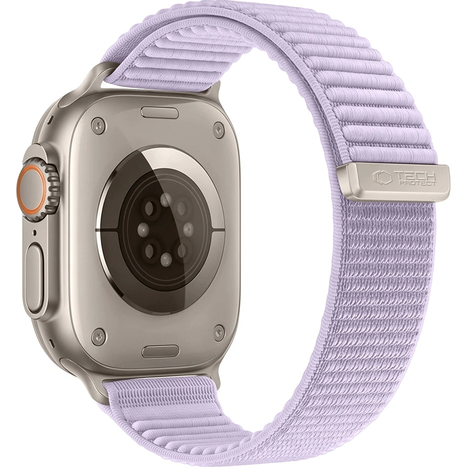 Armband für Apple Watch 38/40/41/42 mm, Tech Protect Nylon Pro, Violett (1/7)