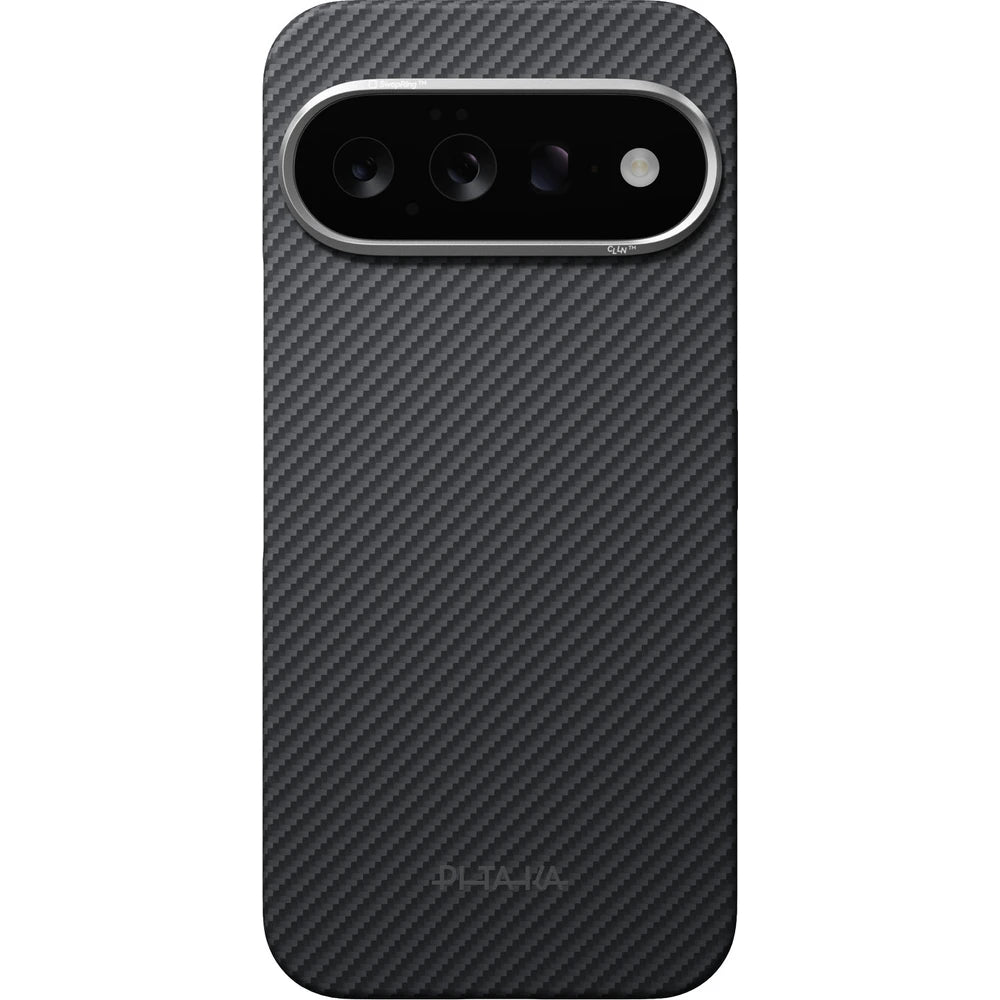 Aramid Handyhülle für Google Pixel 11, PITAKA Ultra-Slim Case mit MagSafe, Schwarz-Grau (1/14)