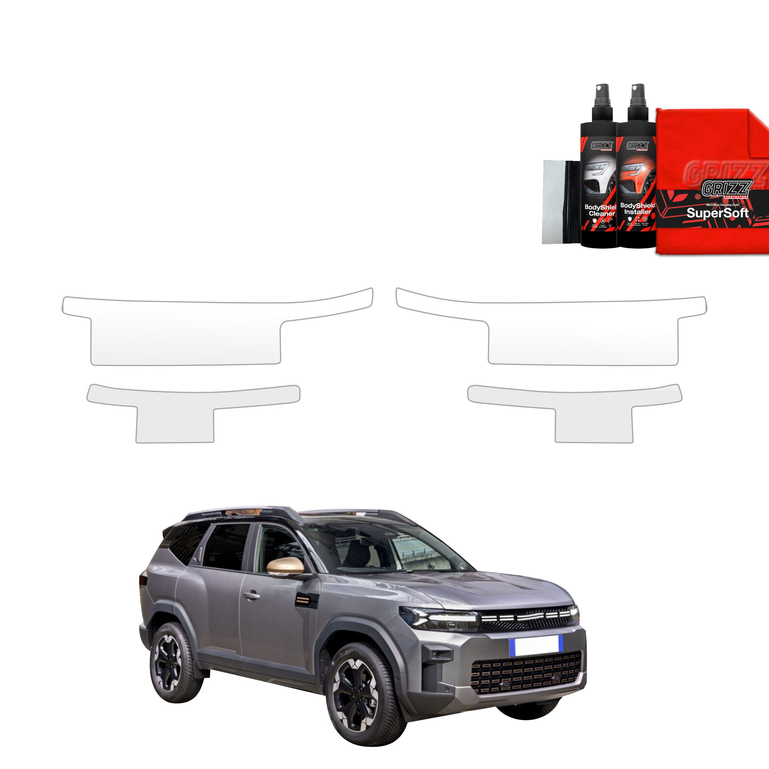 4in1 Schutzfolie Grizz Protector für Schweller - Dacia Bigster (2025-2026)