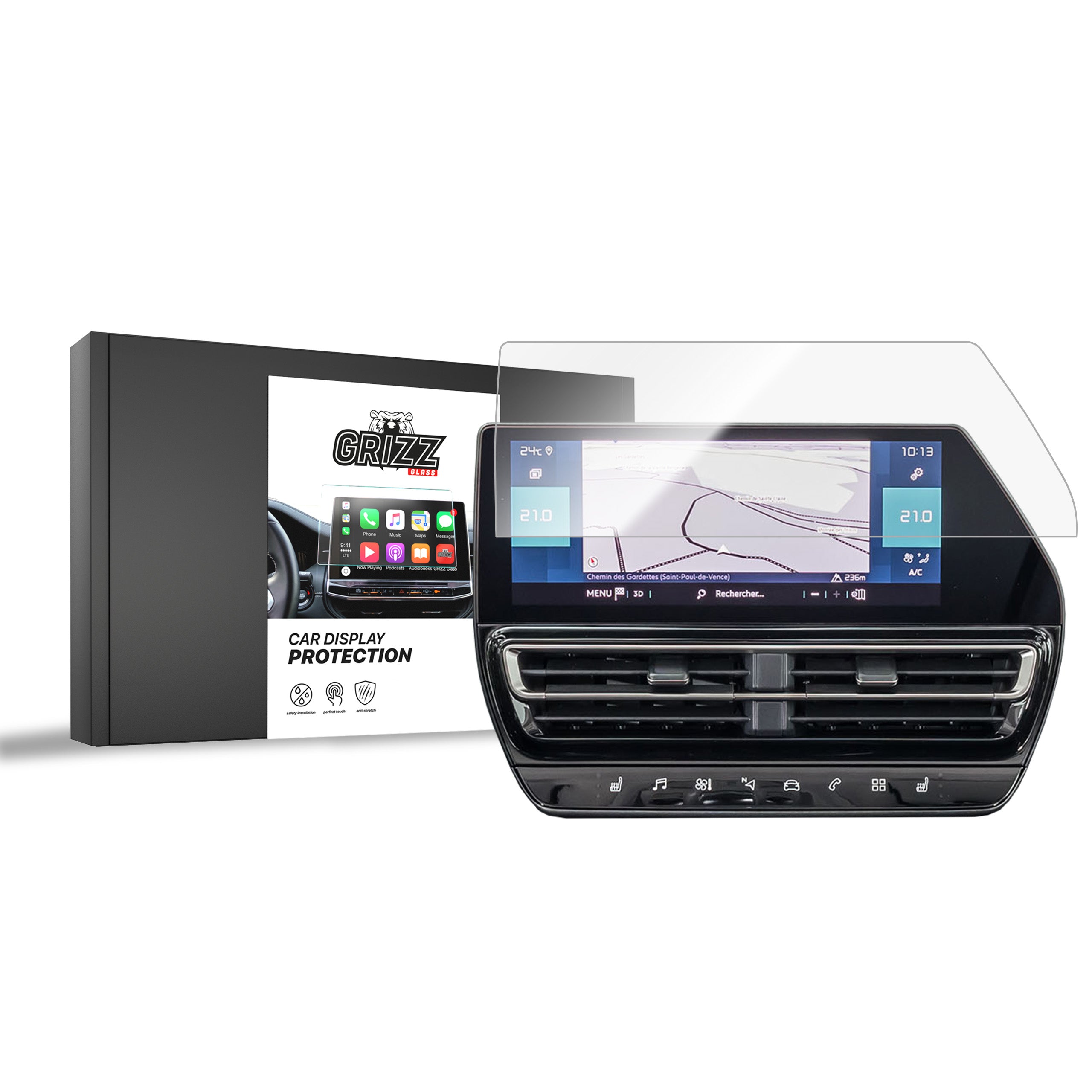 Keramische Autodisplayfolie für Citroen C5 Aircross (2022-2026), Grizz Protector