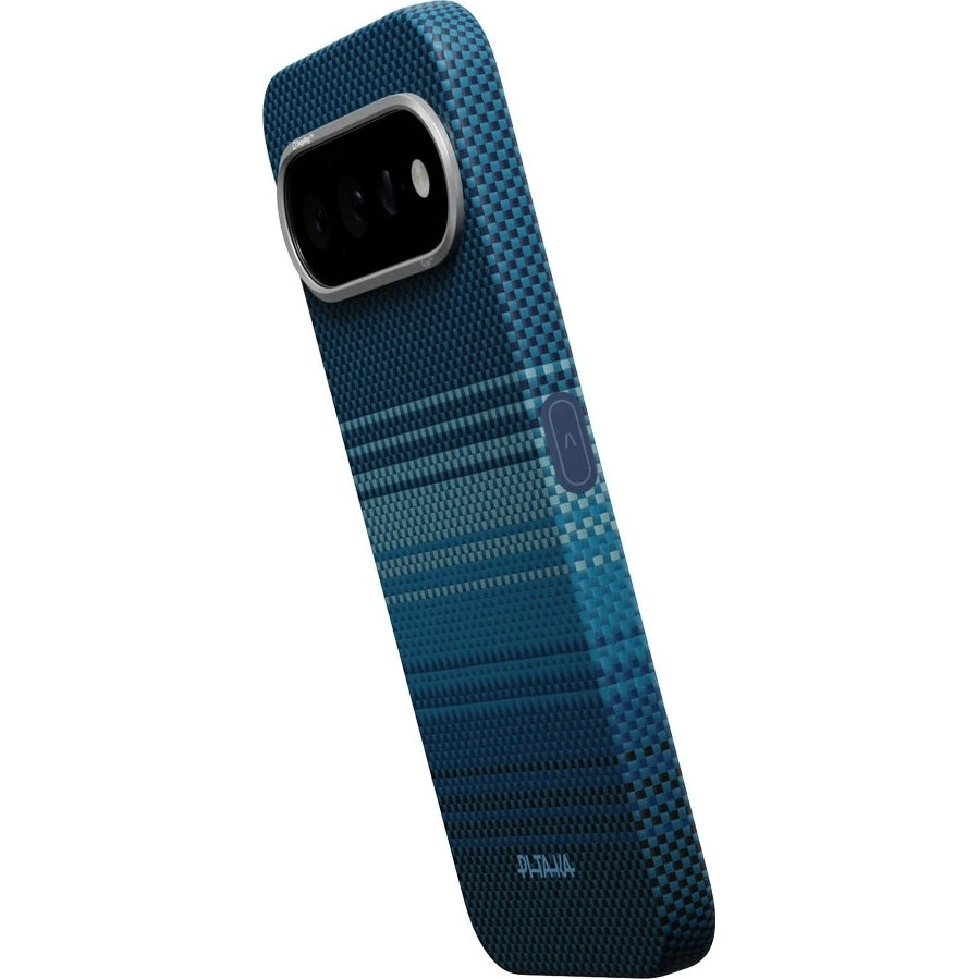 Aramid Handyhülle für Google Pixel 11 Pro XL, PITAKA Ultra-Slim Case mit MagSafe, Blau mit Kevlar (3/14)