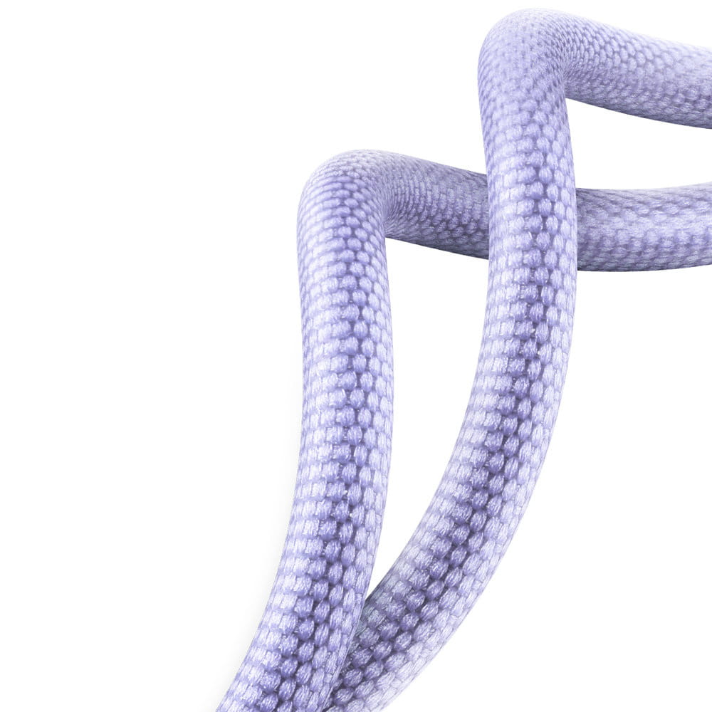 Kabel Baseus Crystal Shine 100W 5A USB-A für USB-C 1,2m, Violett