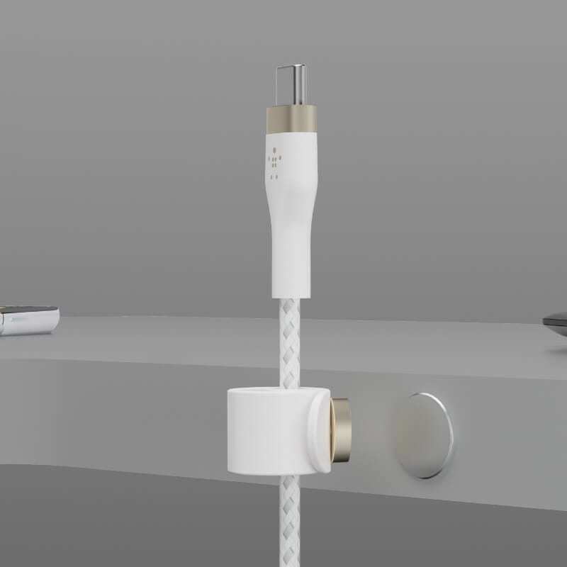 Kabel Belkin Boost Charge Pro Flex Braided USB-C für USB-C 1m, Weiß