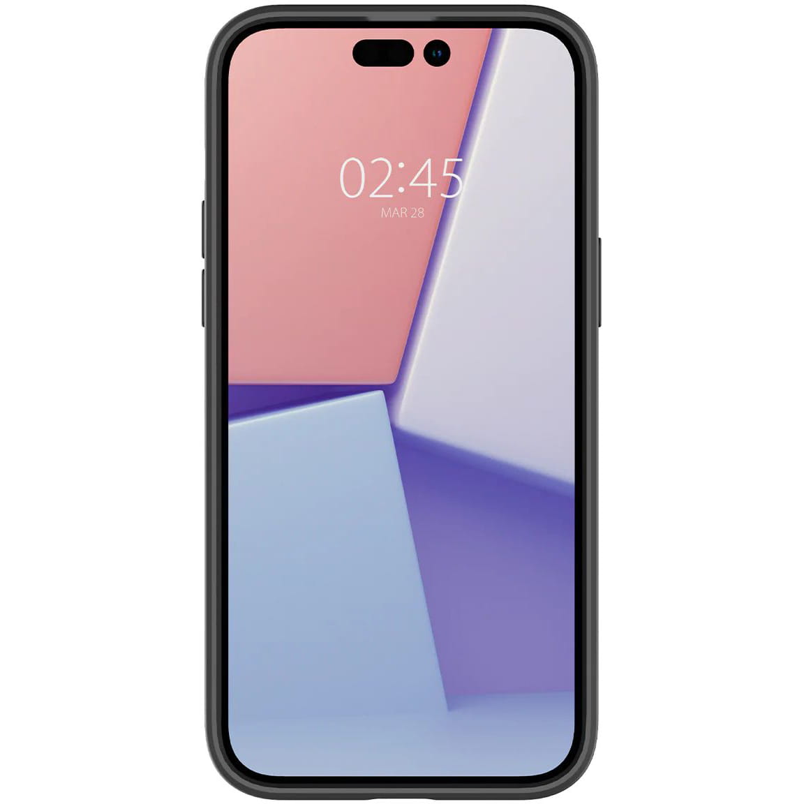 Schutzhülle Spigen Ultra Hybrid für iPhone 14 Pro Max, Transparent-Matt mit schwarzem Rand