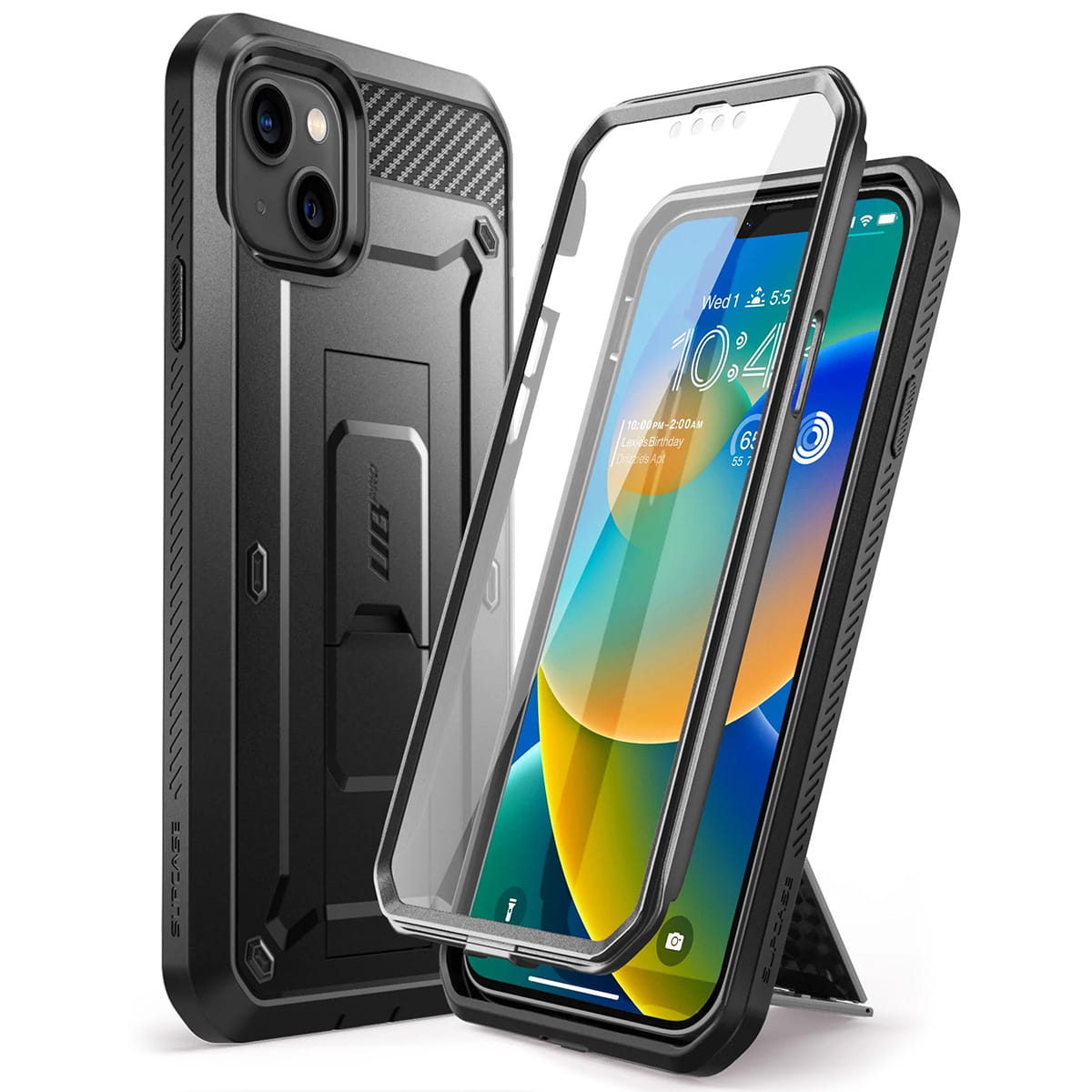 Schutzhülle Supcase UB Pro SP für iPhone 14 / 13, Schwarz