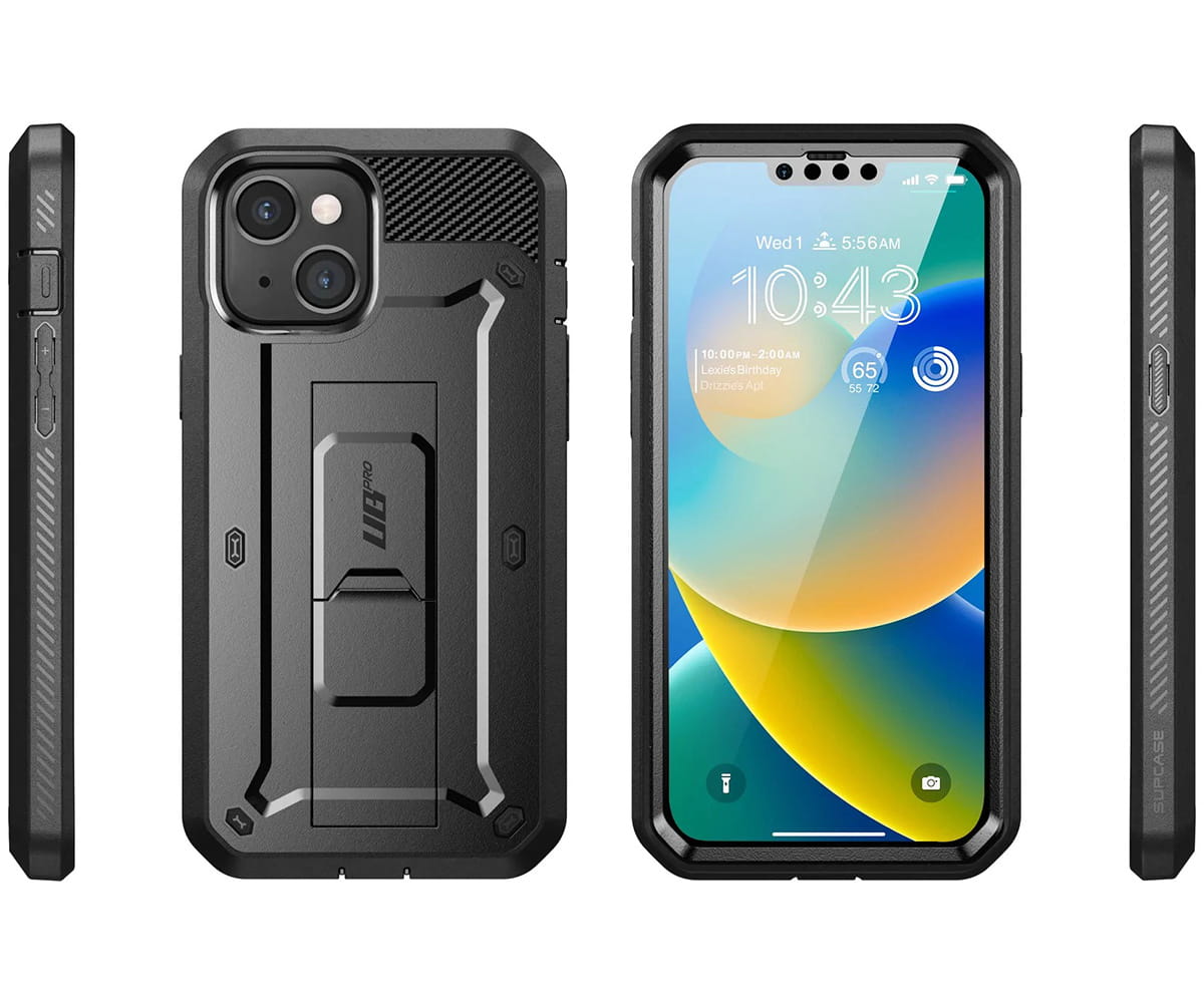 Schutzhülle Supcase UB Pro SP für iPhone 14 / 13, Schwarz