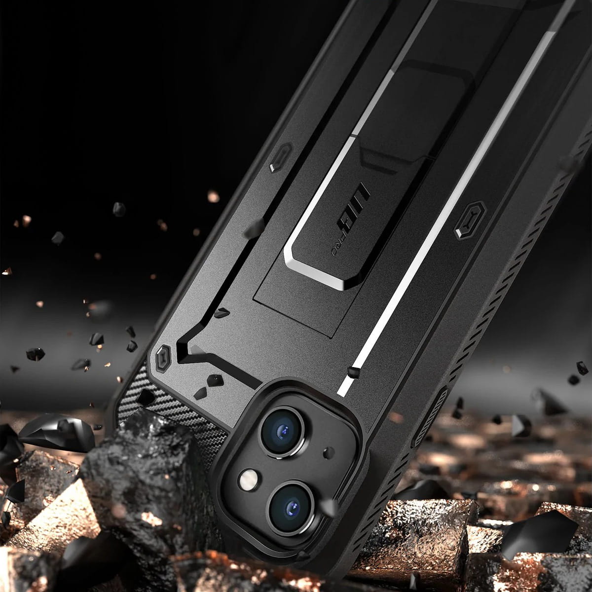 Schutzhülle Supcase UB Pro SP für iPhone 14 / 13, Schwarz