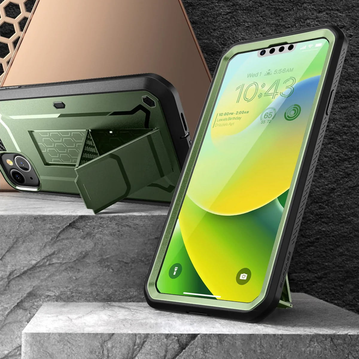 Schutzhülle Supcase UB Pro SP für iPhone 14 / 13, Grün