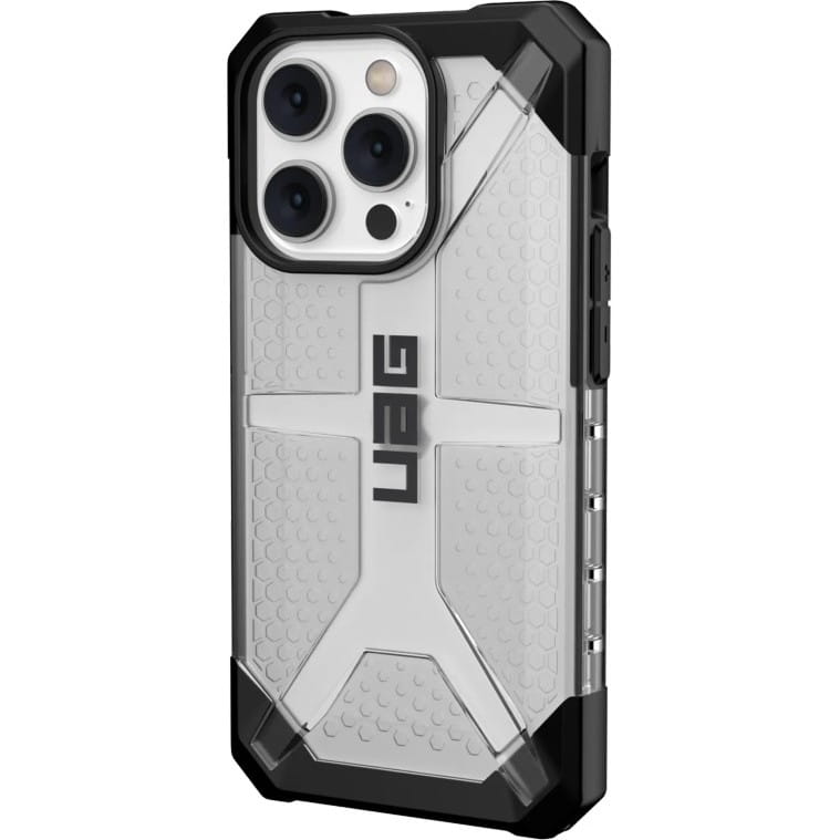 Schutzhülle Urban Armor Gear Plasma für iPhone 14 Pro, Transparent