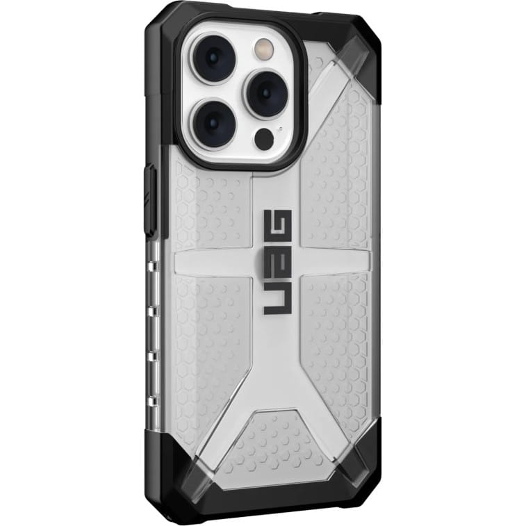 Schutzhülle Urban Armor Gear Plasma für iPhone 14 Pro, Transparent
