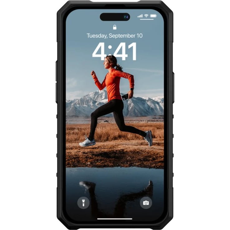 Schutzhülle Urban Armor Gear Plasma für iPhone 14 Pro, Transparent