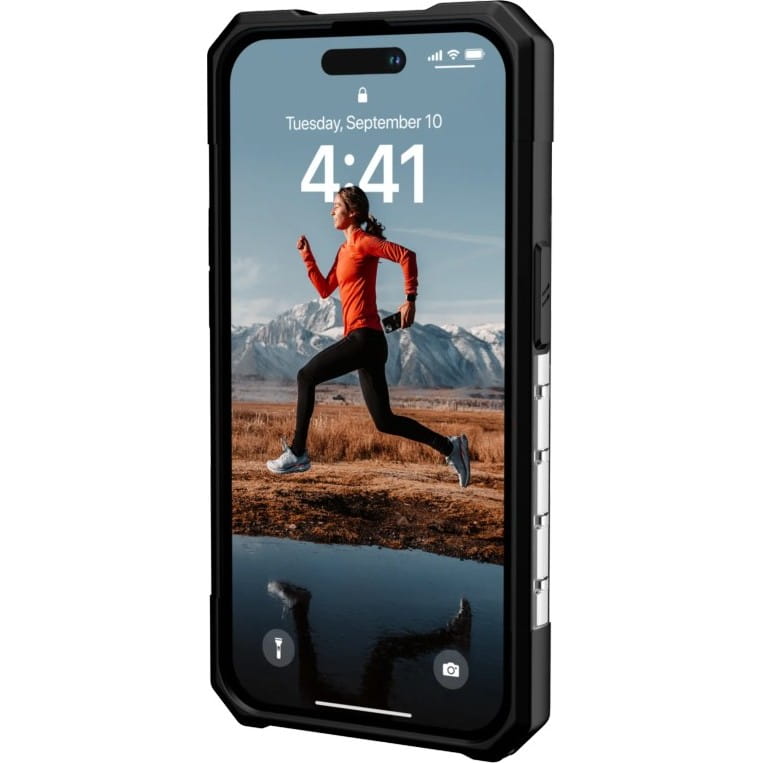 Schutzhülle Urban Armor Gear Plasma für iPhone 14 Pro, Transparent