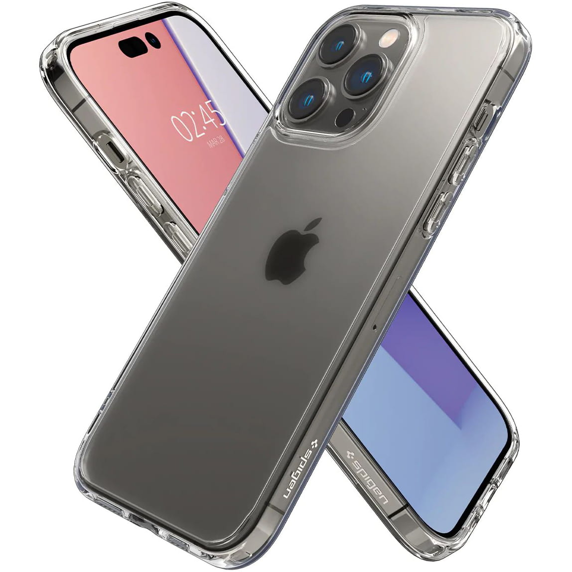 Schutzhülle für iPhone 14 Pro Max, Spigen Ultra Hybrid, Matt-Transparent