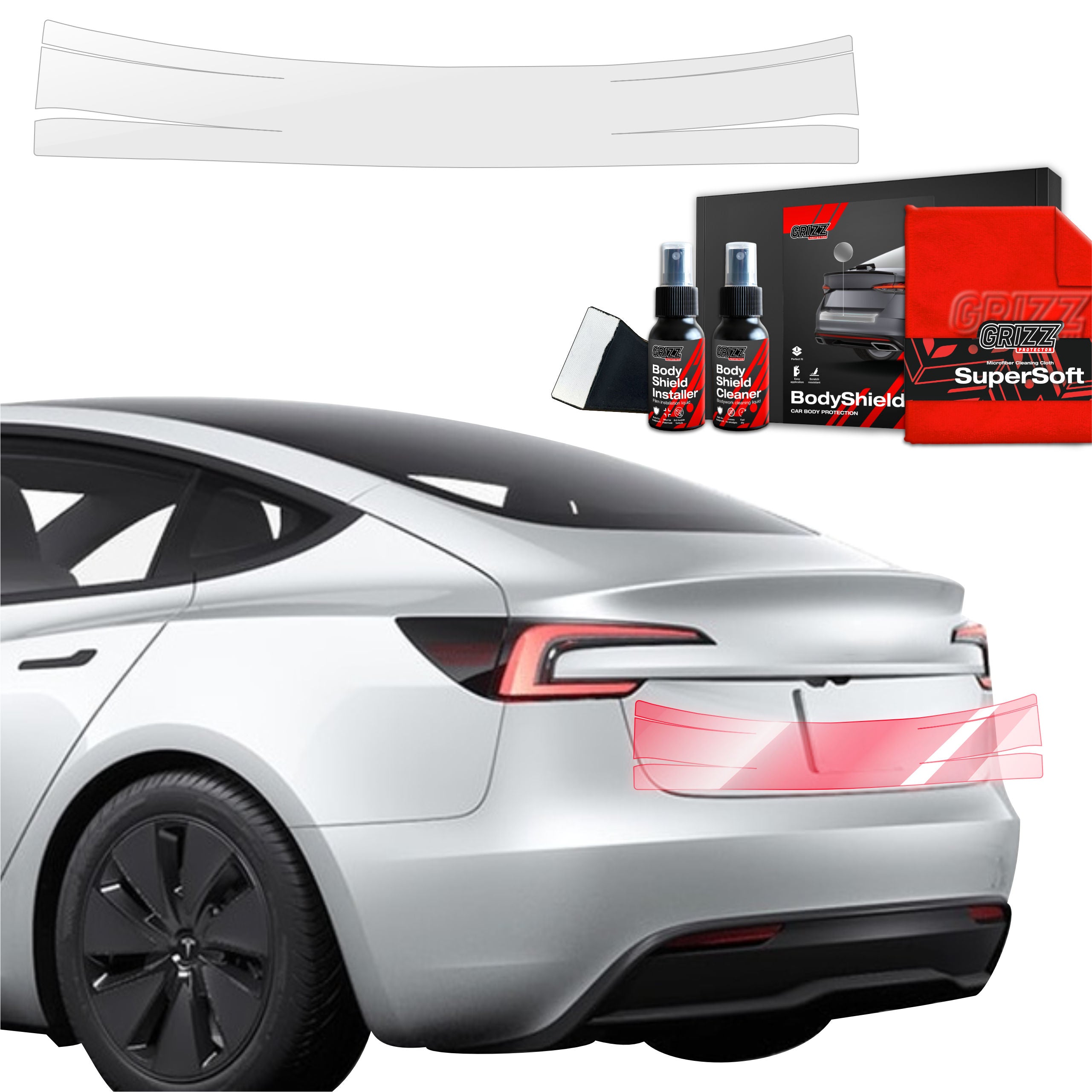 Schutzfolie Grizz Protector für Ladekante - Tesla Model S (2023-2026)