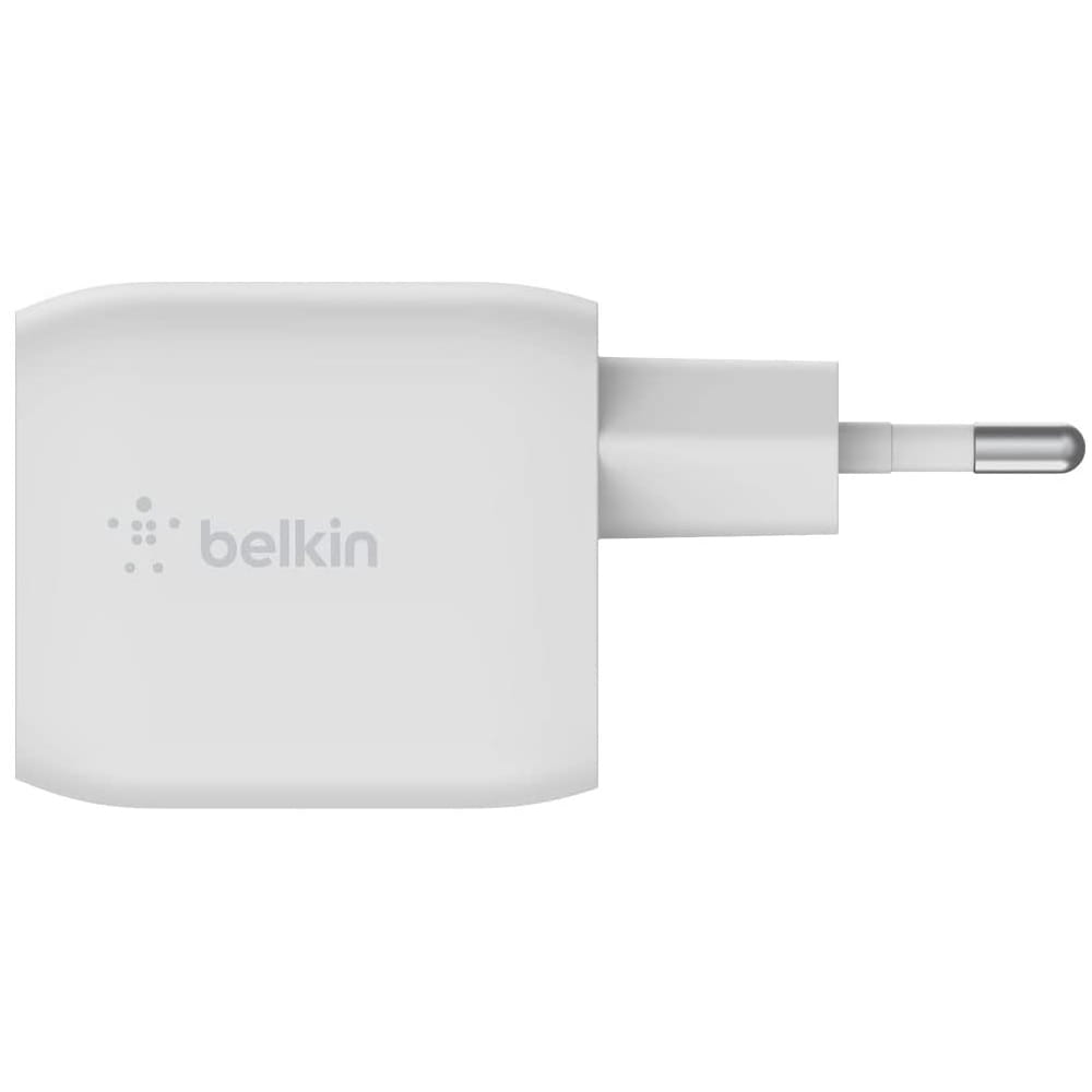 Wandladegerät Belkin Boost Pro Wall Dual USB-C PD 3.0 PPS GaN 45W, Weiß