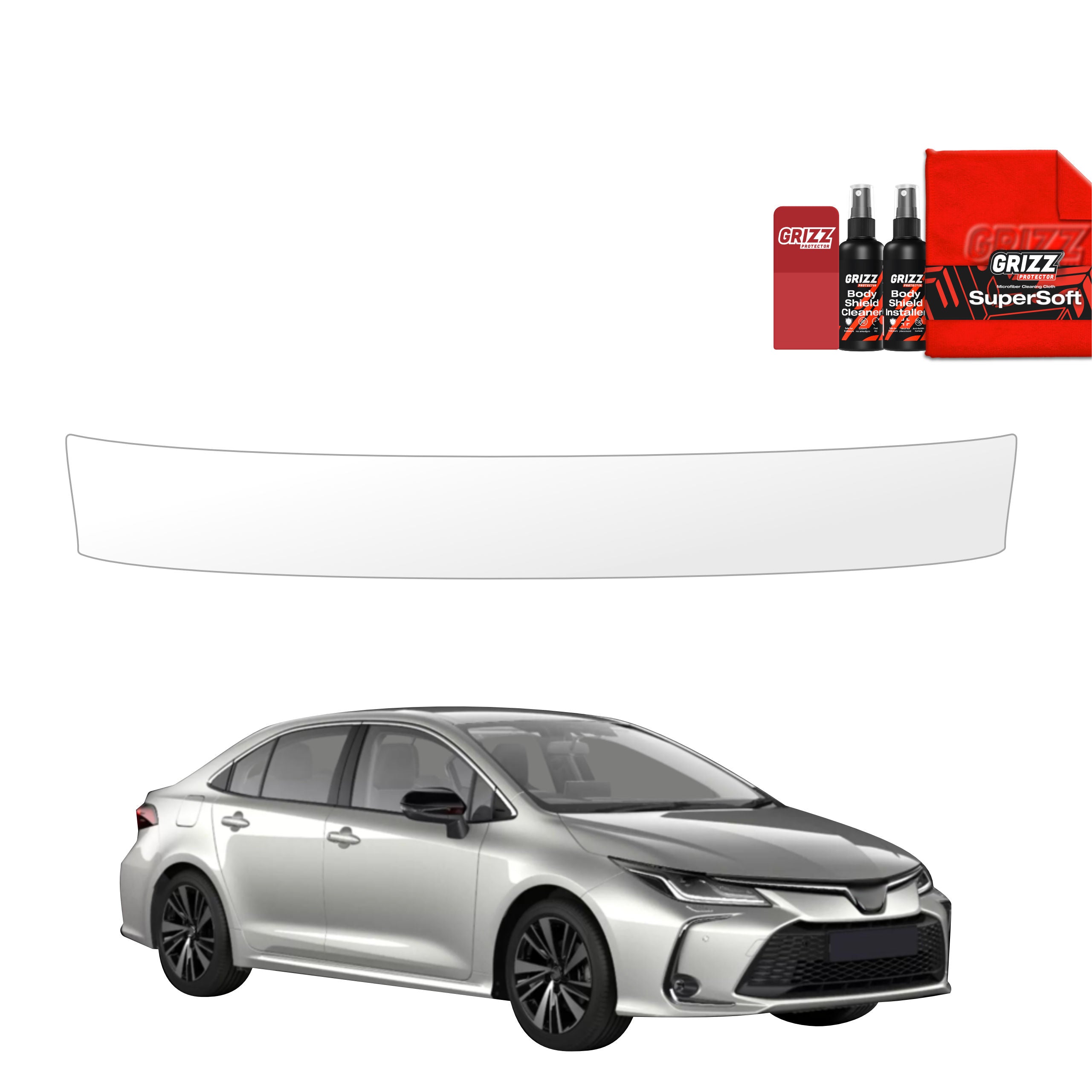 Schutzfolie Grizz Protector für Ladekante - Toyota Corolla Sedan (2022-2026)
