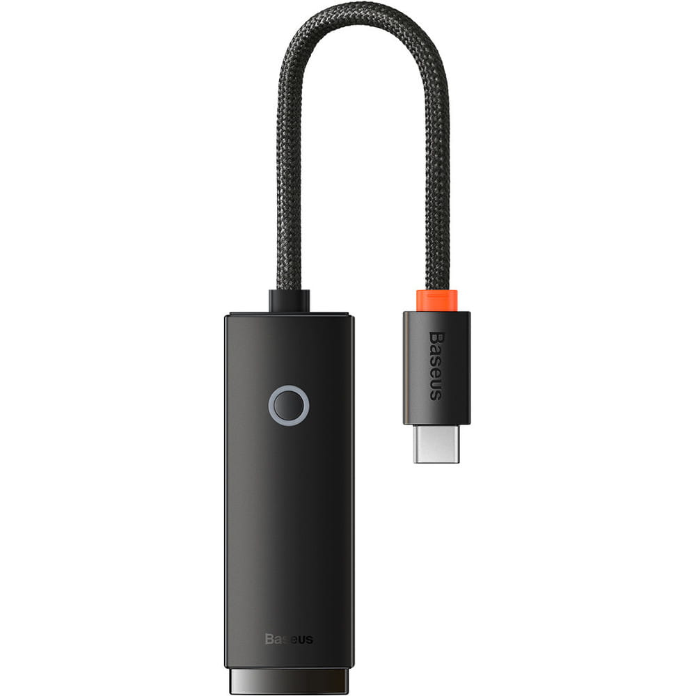 Netzwerkadapter Baseus Lite Series USB-C zu RJ45 1000MBPS, Schwarz