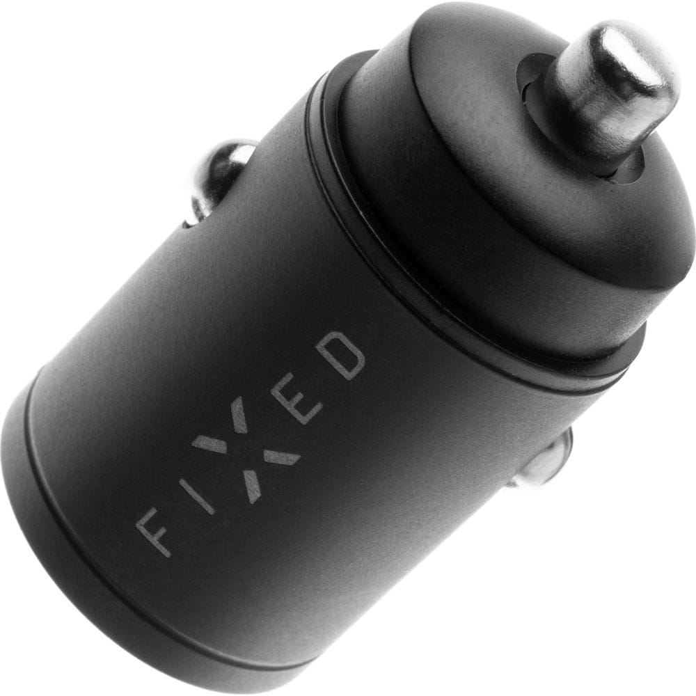 Auto Ladegerät Fixed Dual USB-C Car Charger 30W, Schwarz