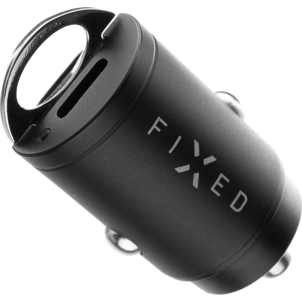 Auto Ladegerät Fixed Dual USB-C Car Charger 30W, Schwarz