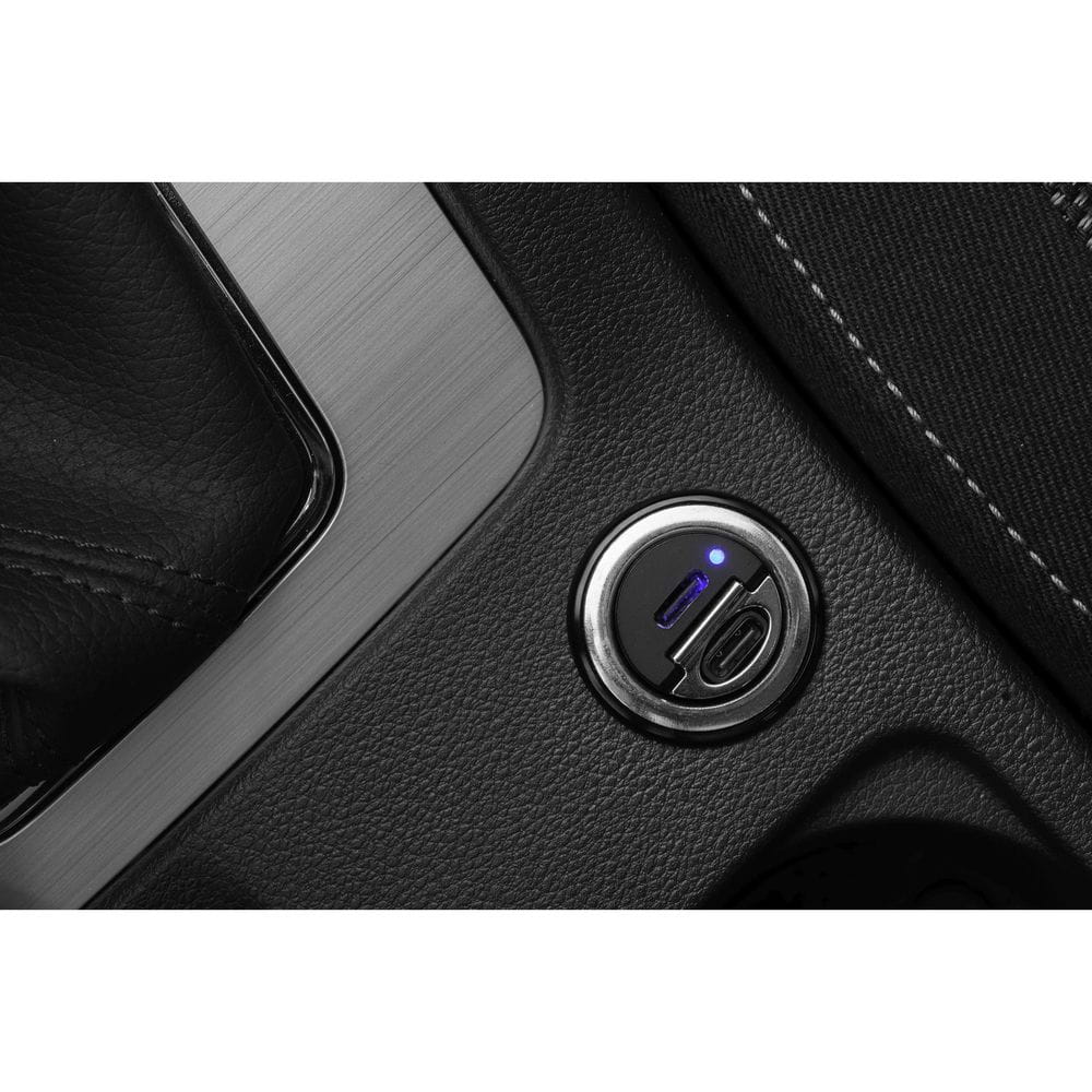 Auto Ladegerät Fixed Dual USB-C Car Charger 30W, Schwarz