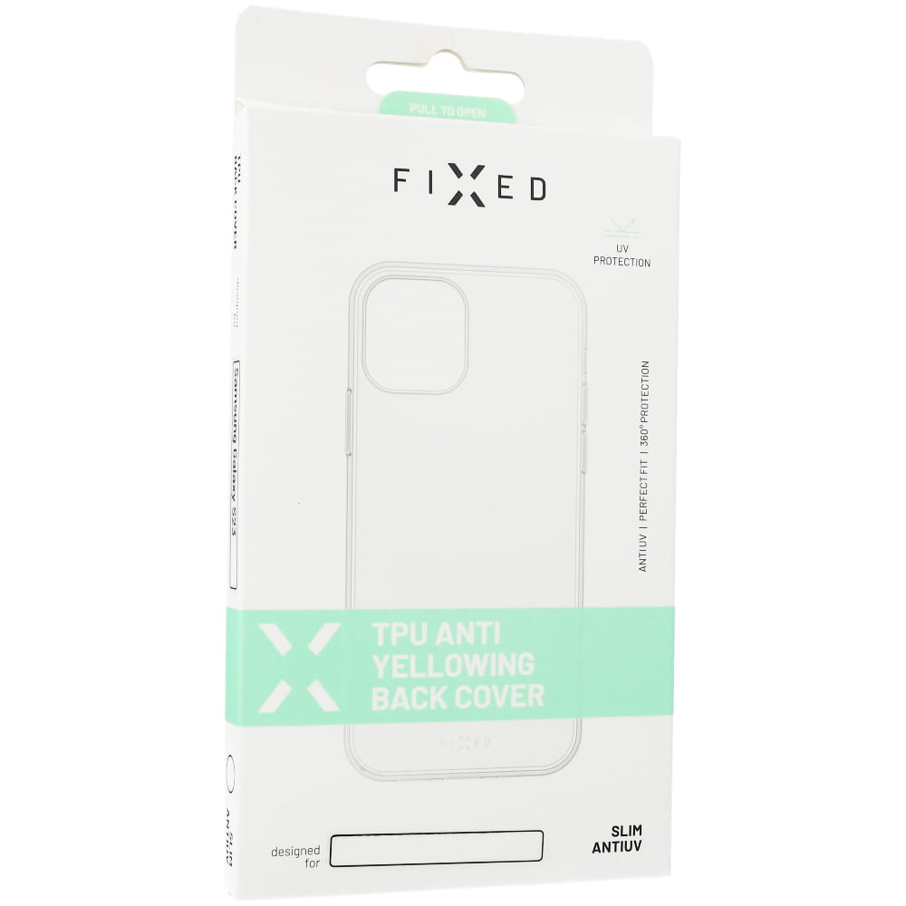 Schutzhülle Fixed Slim AntiUV für Galaxy S23 Plus, transparent