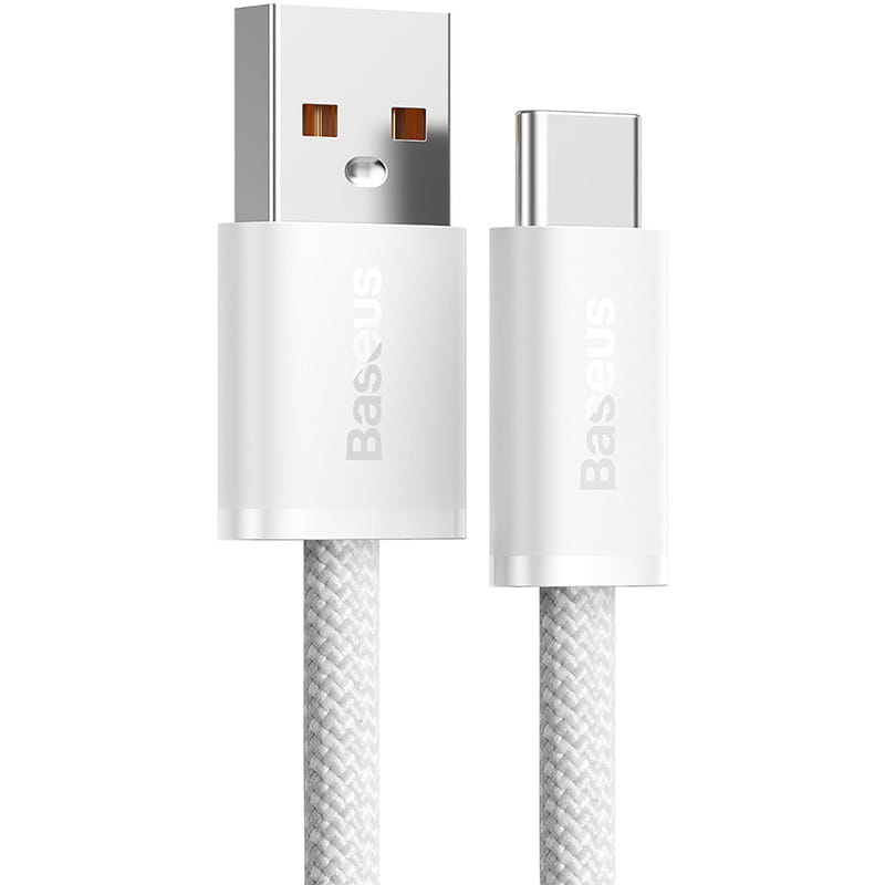 Kabel Dynamic Series Baseus USB-A zu USB-C 100W 1m, Weiß