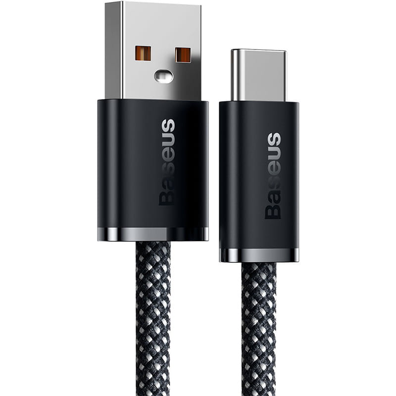 Kabel Dynamic Series Baseus USB-A zu USB-C 100W 1m, dunkelgrau