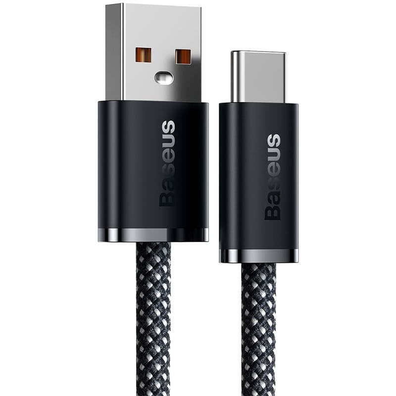 Kabel Dynamic Series Baseus USB-A zu USB-C 100W 2m, dunkelgrau