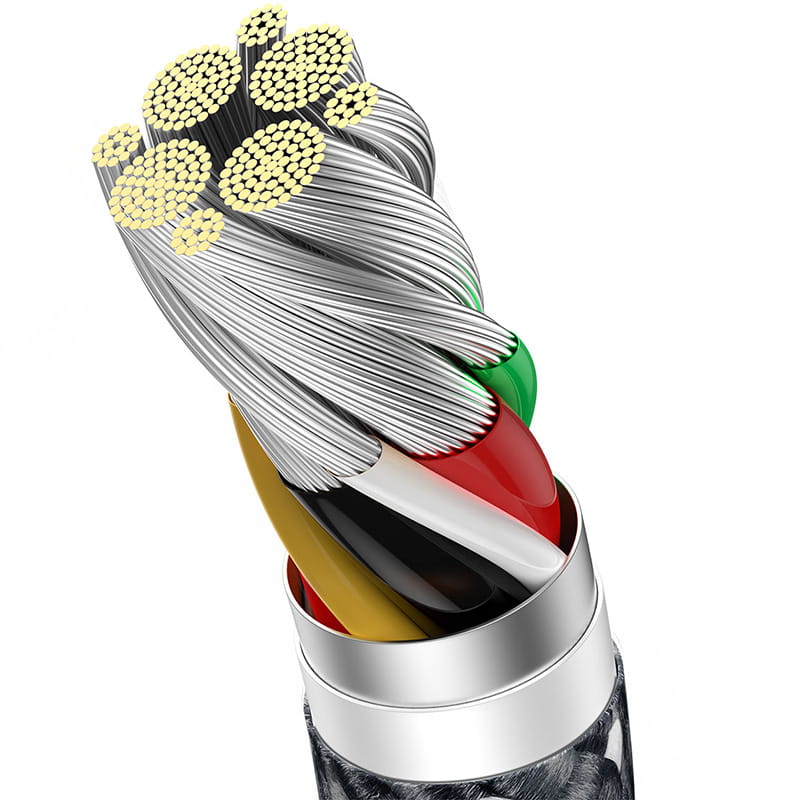 Kabel Dynamic Series Baseus USB-A zu USB-C 100W 2m, dunkelgrau