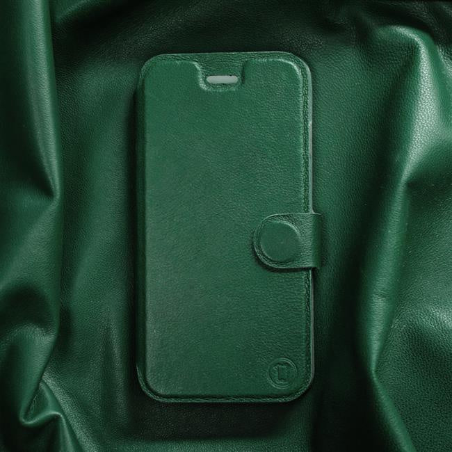 Echtleder Handyhülle für Galaxy A54 5G, Mobiwear Leather, Grün