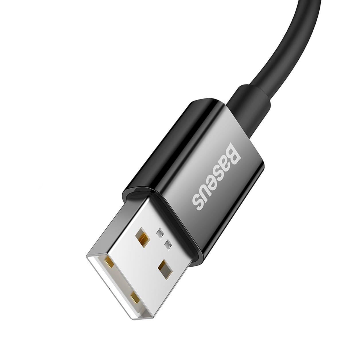 Kabel Baseus Superior Series Supervooc 65W USB-A für USB-C 1m, Schwarz
