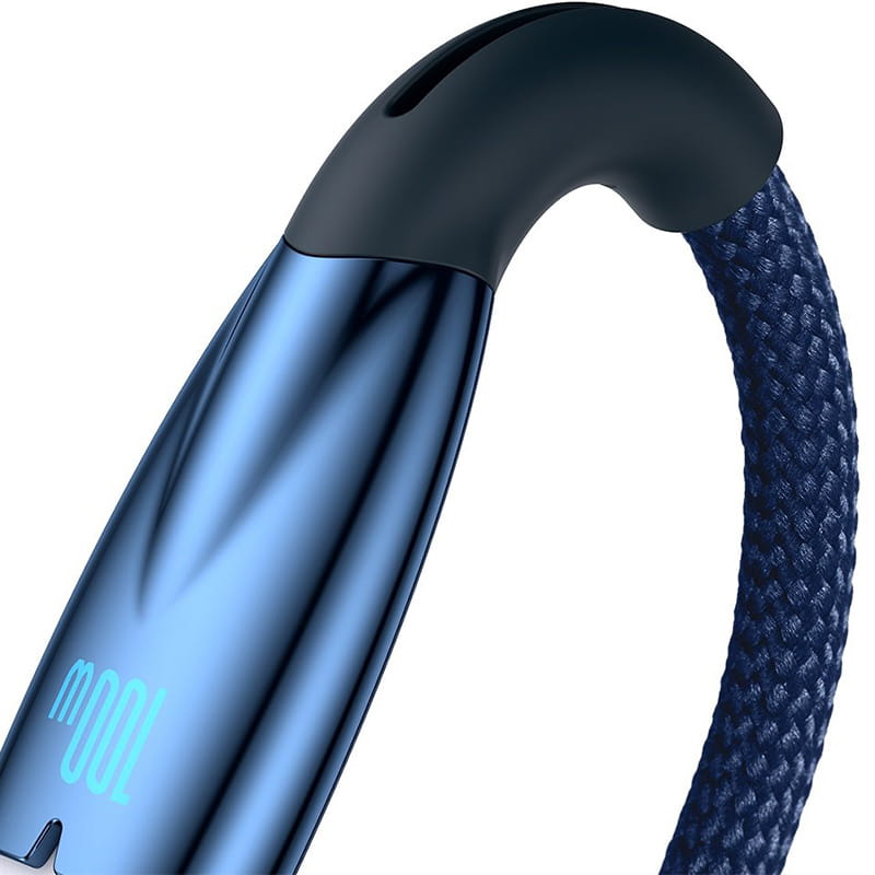Kabel Baseus Glimmer Series 100 W USB-A zu USB-C 1m, Blau