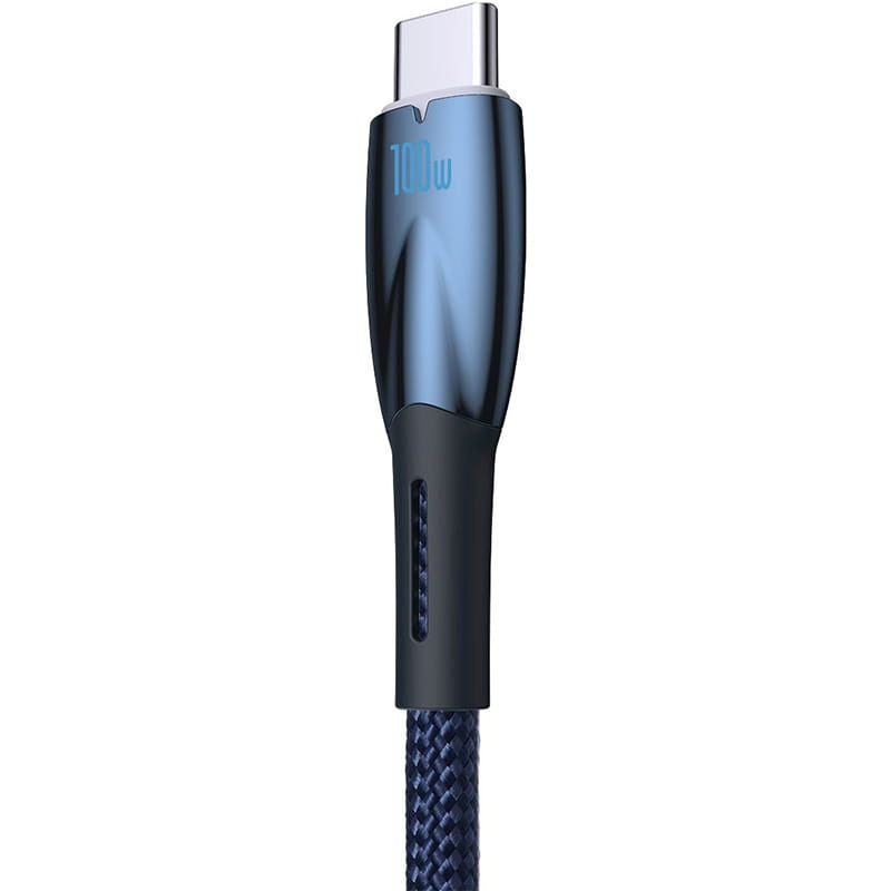 Kabel Baseus Glimmer Series 100 W USB-A zu USB-C 1m, Blau