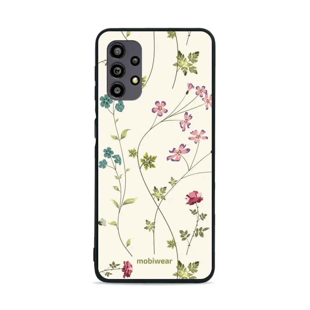 Handyhülle für Galaxy A32 5G, Mobiwear Glossy Case, Idyllische Blüte