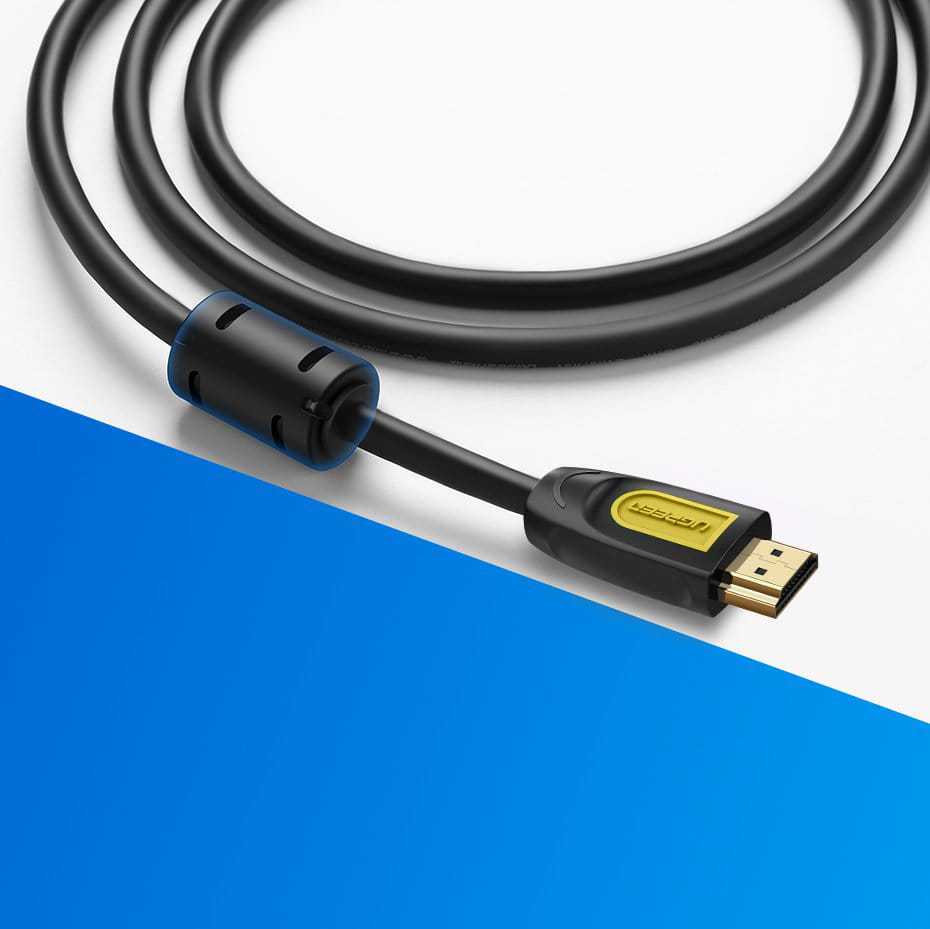 Kabel Ugreen HDMI 4k 60Hz 30 AWG 19 pin, 2.0v, 2m, Schwarz