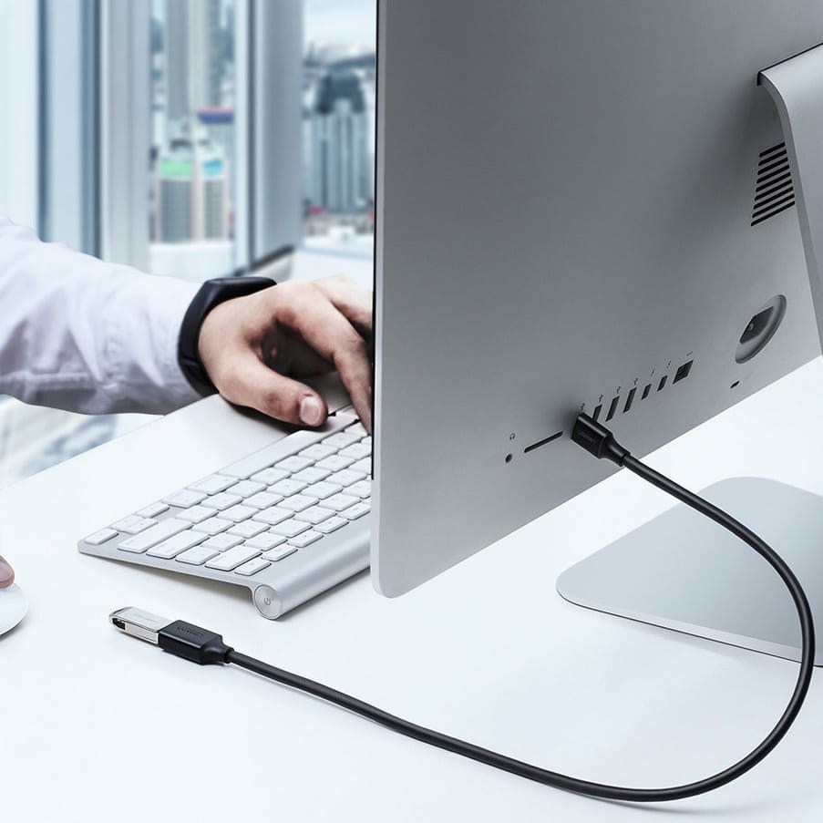 Adapterkabel USB (Buchse) - USB (Stecker), Ugreen 3.0, 5 Gbps, 1,5 m, Schwarz