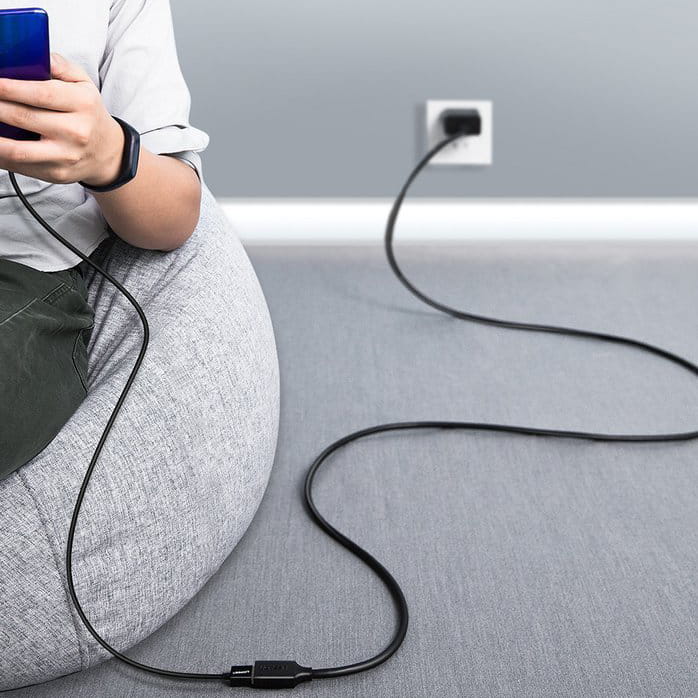 Adapterkabel USB (Buchse) - USB (Stecker), Ugreen 3.0, 5 Gbps, 1,5 m, Schwarz