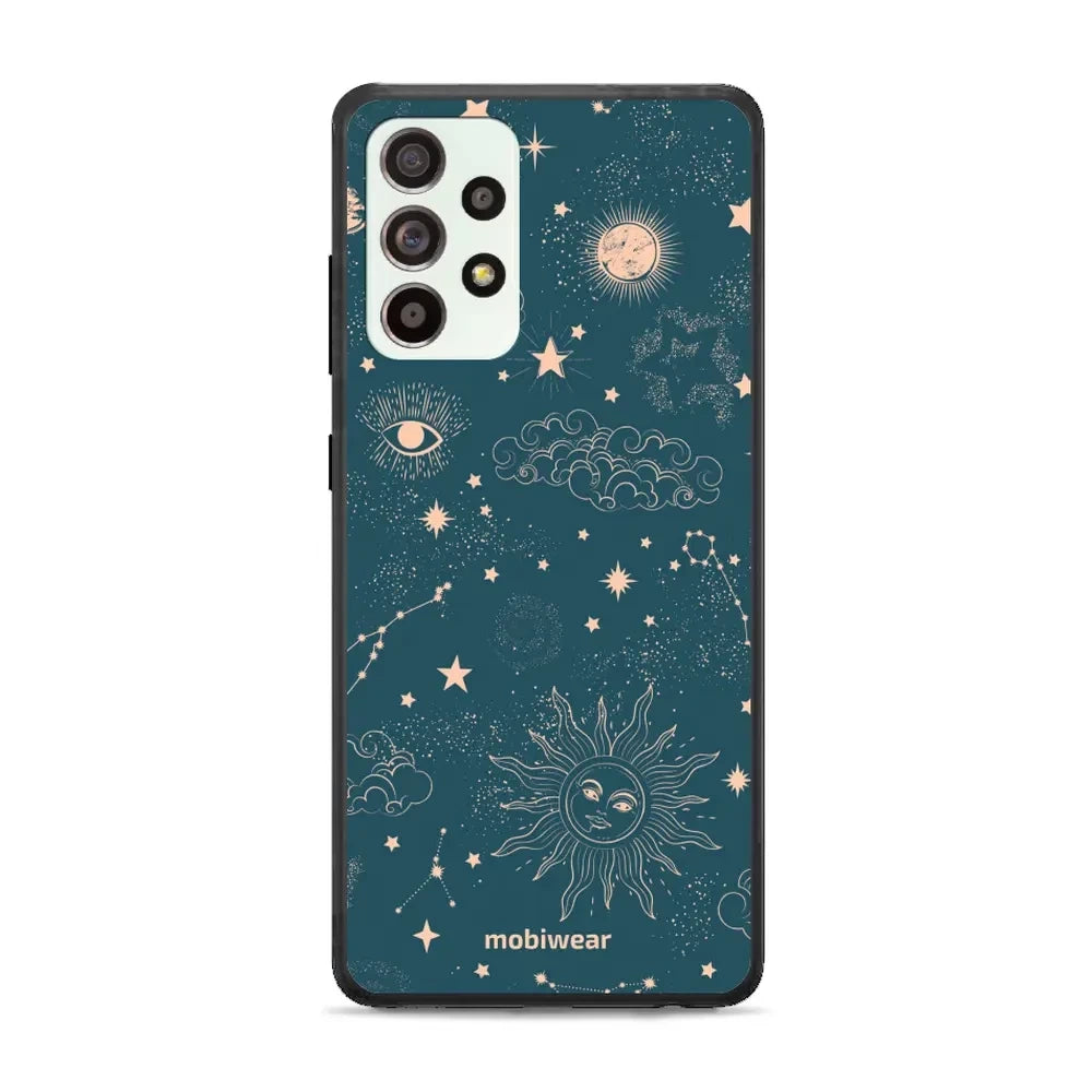 Handyhülle für Galaxy A52, Mobiwear Glossy Case, Astraler Staub