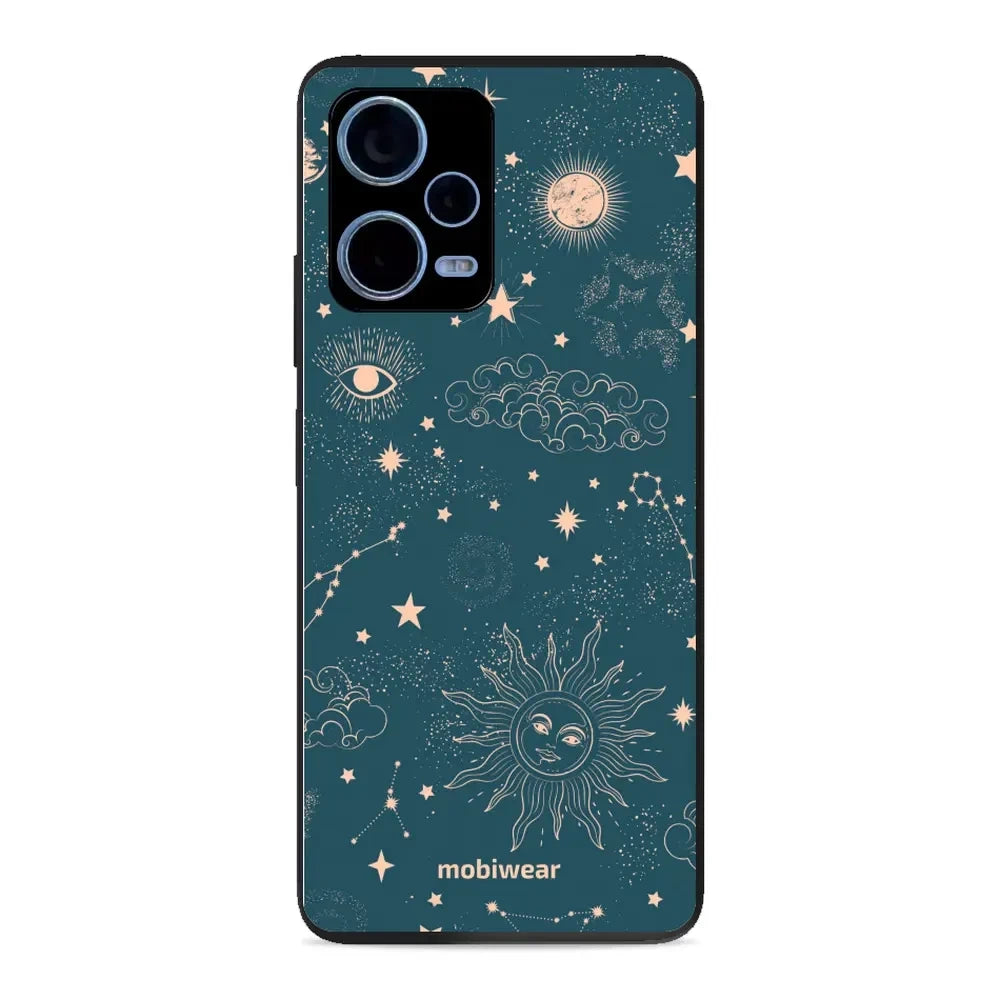 Handyhülle für Xiaomi Redmi Note 12 Pro+ 5G, Mobiwear Glossy Case, Astraler Staub