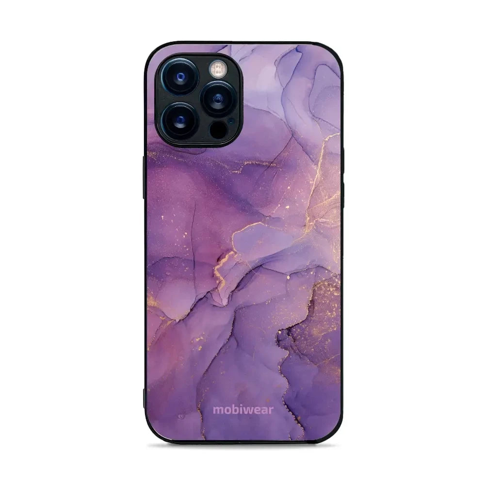 Handyhülle für iPhone 12 Pro Max, Mobiwear Glossy Case, Violett