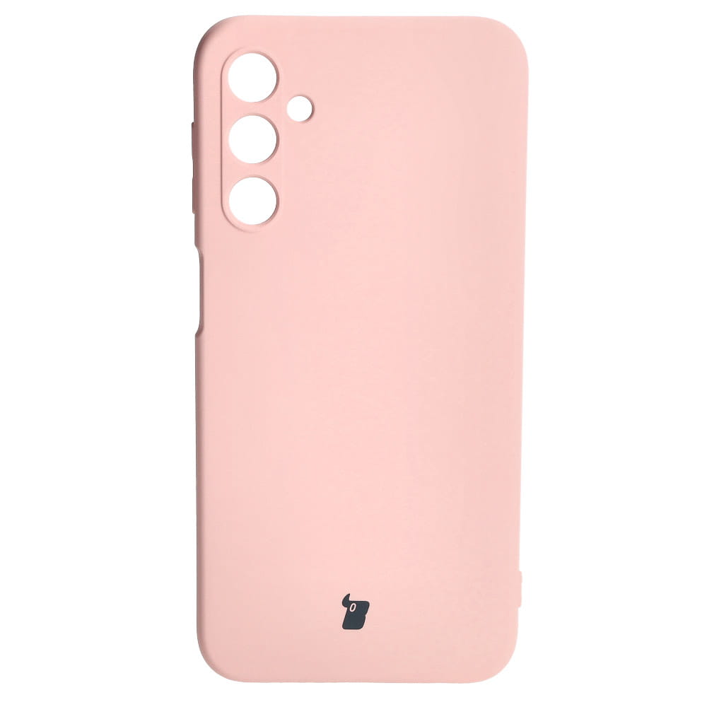 Schutzhülle Bizon Case Silicone für Galaxy A24, Hellrosa