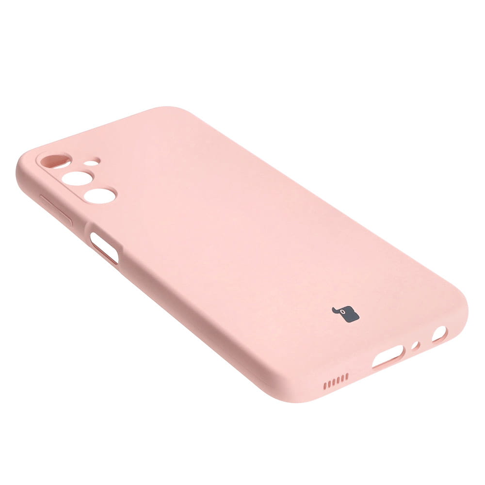 Schutzhülle Bizon Case Silicone für Galaxy A24, Hellrosa