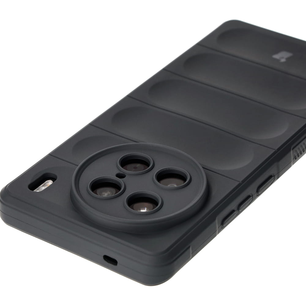 Robuste Handyhülle für Vivo X90 Pro, Bizon Case Tur, Grau
