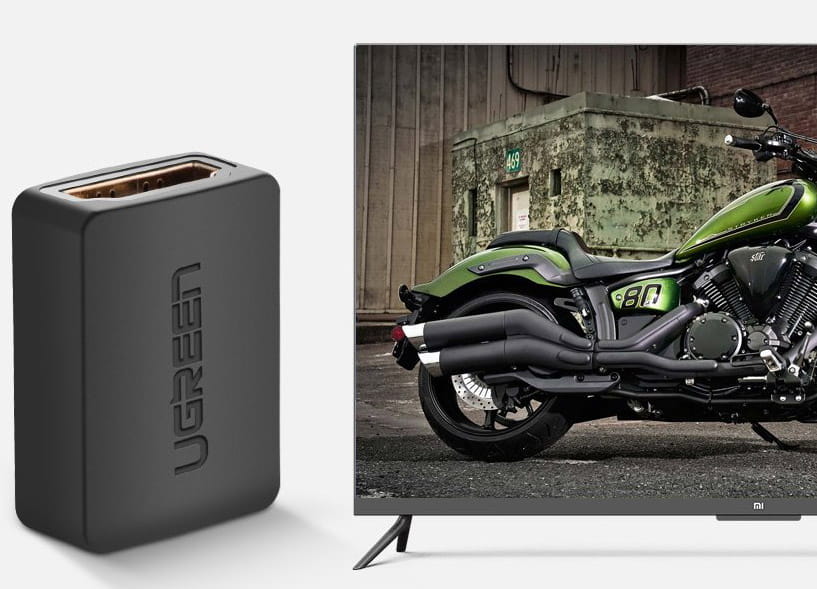 Ugreen High Speed HDMI Kabel Adapter/Stecker, Schwarz