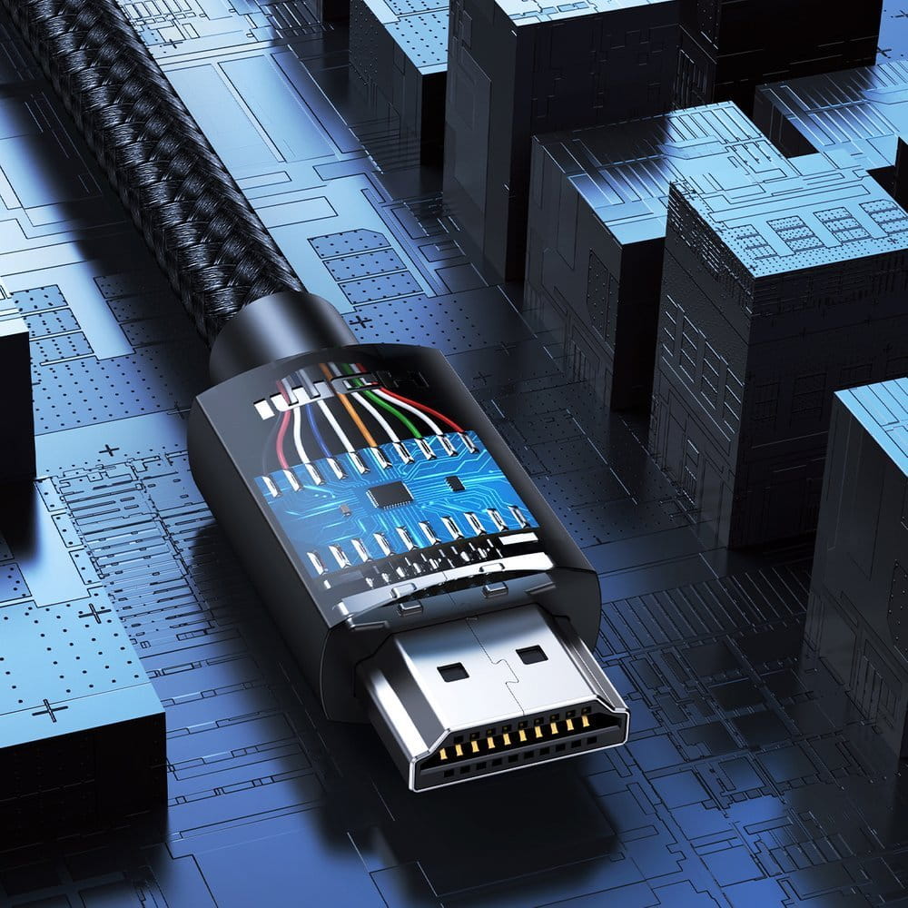 Nylonkabel HDMI zu HDMI 2.0, Ugreen, 4k / 60Hz, 2 m, Schwarz