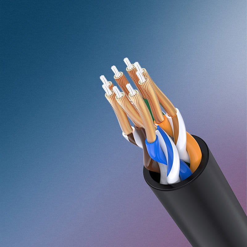 Ethernet Netzwerkkabel Ugreen RJ45 Cat 6 UTP, 1000Mbps, 10m, Schwarz