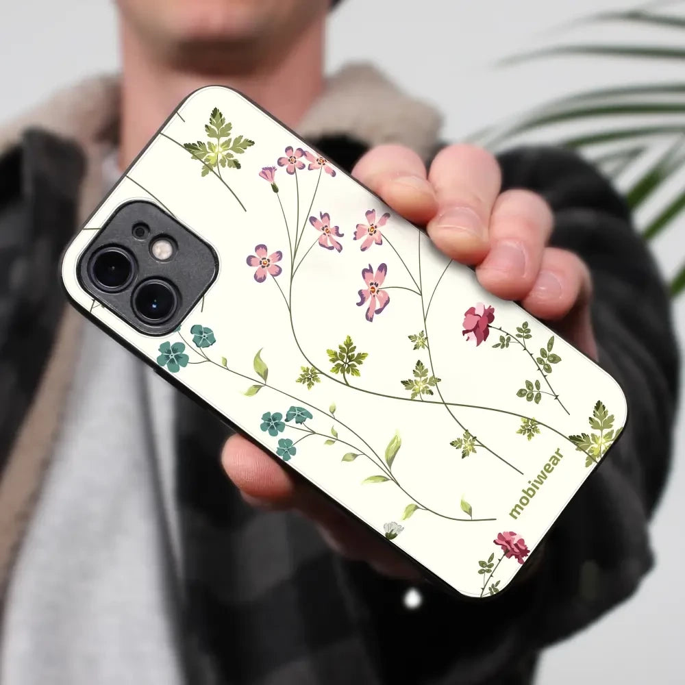 Handyhülle für OnePlus Nord 2 5G, Mobiwear Glossy Case, Idyllische Blüte