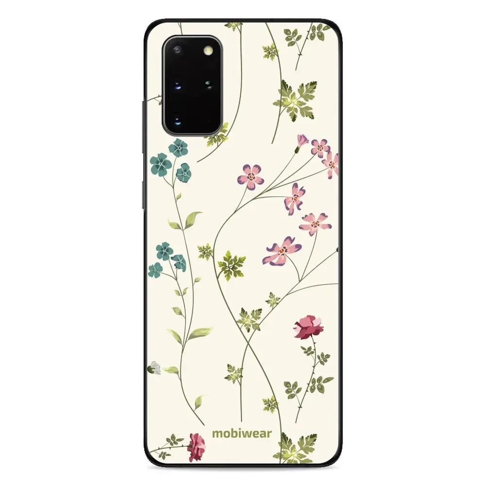 Handyhülle für Galaxy S20 Plus, Mobiwear Glossy Case, Idyllische Blüte