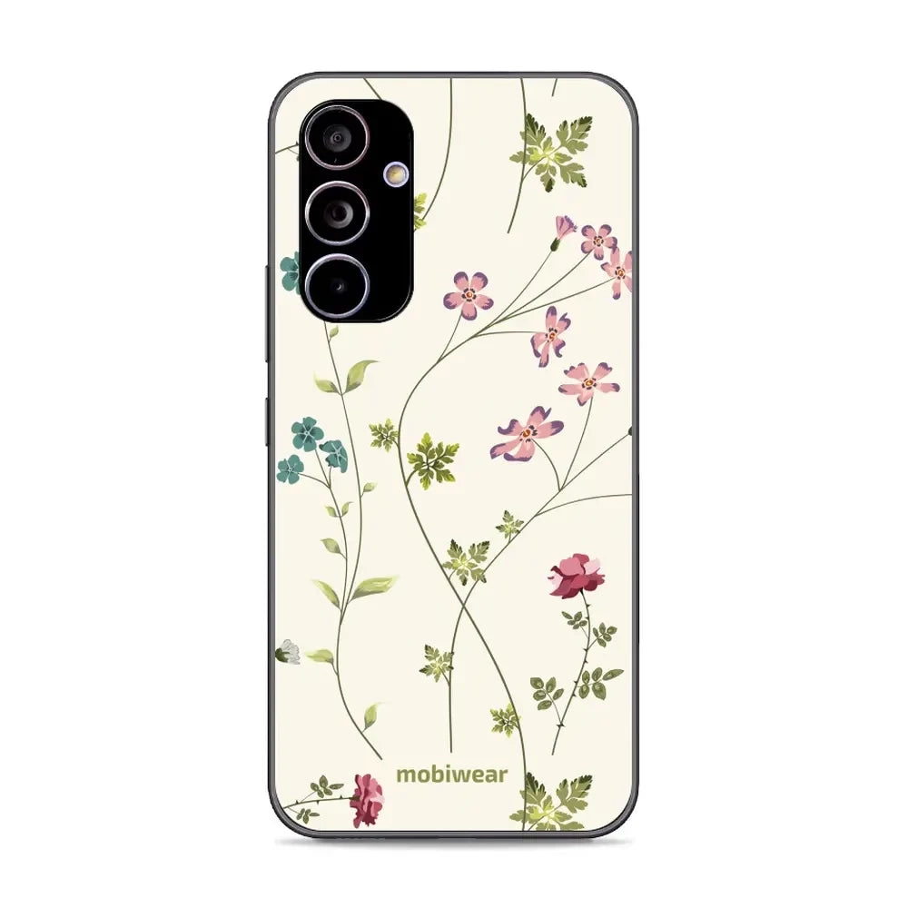 Handyhülle für Galaxy A54 5G, Mobiwear Glossy Case, Idyllische Blüte