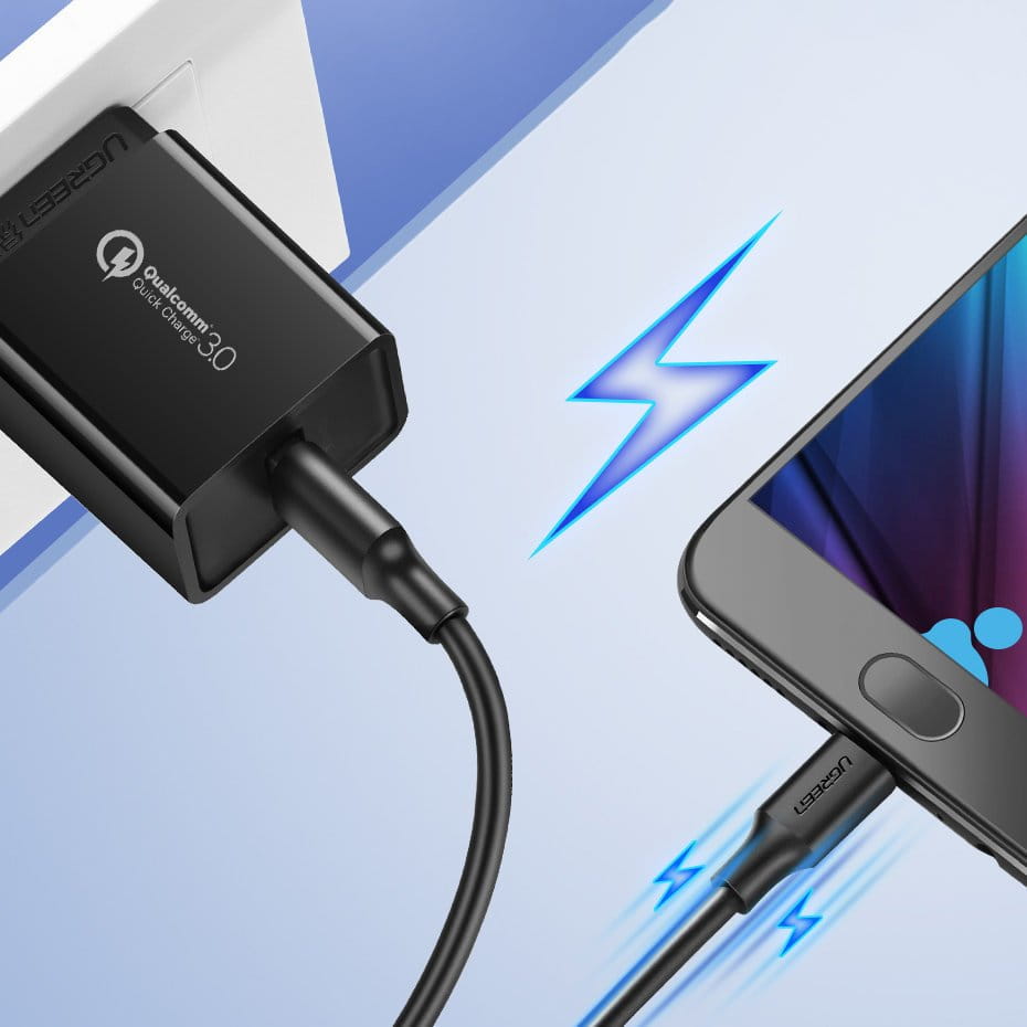 Kabel UGREEN USB-A für Mini-USB 480 Mbps, 3 m, Schwarz